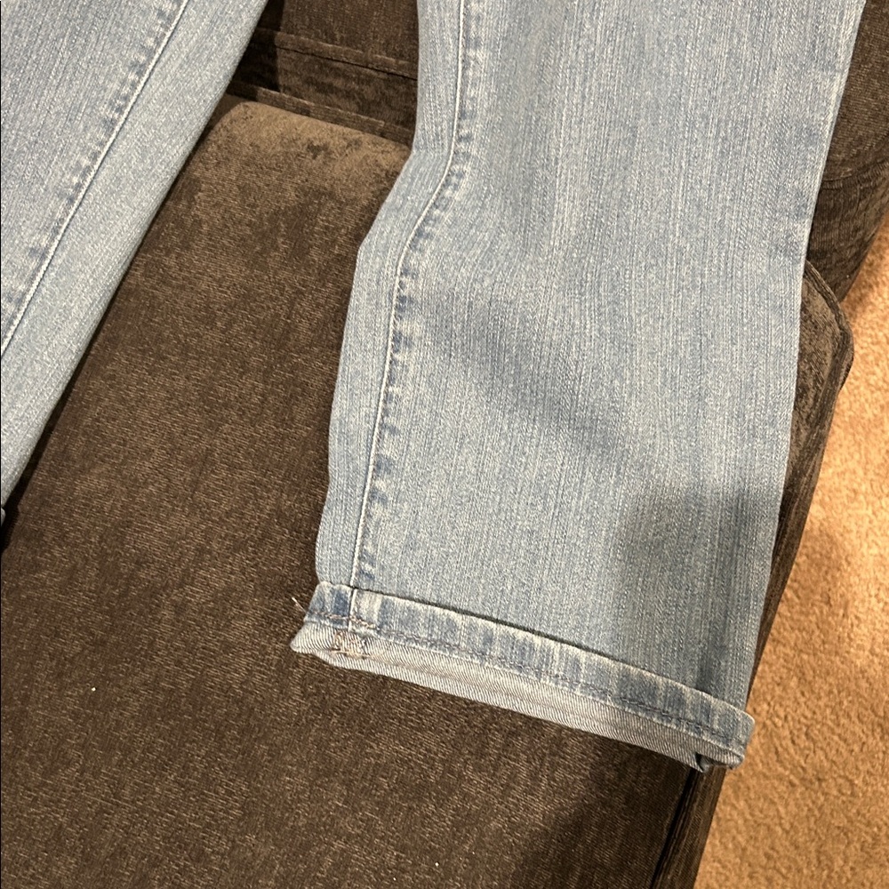 Jones New York Light Blue Straight Leg Jeans - Picture 7 of 7